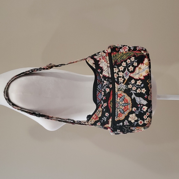 Vera Bradley Handbags - Vera Bradley Medium Floral Shoulder Bag - Yellow, Red, and Black